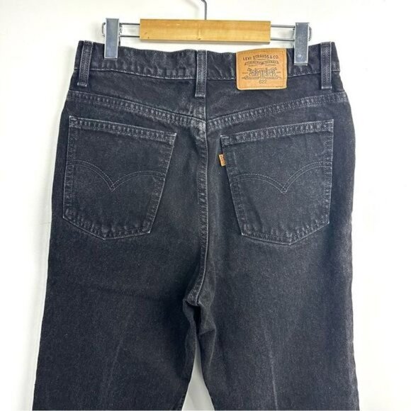Vintage Orange Tab Black Levi’s Jeans 622 - Picture 4 of 16